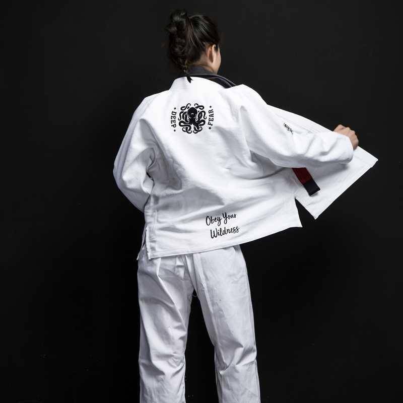 Deep Fear Brazilian Jiu -Jitsu Taoist adult Judo Anti -Placing Children's Jiu -Jitsu Bjj Gi Jiujitsu