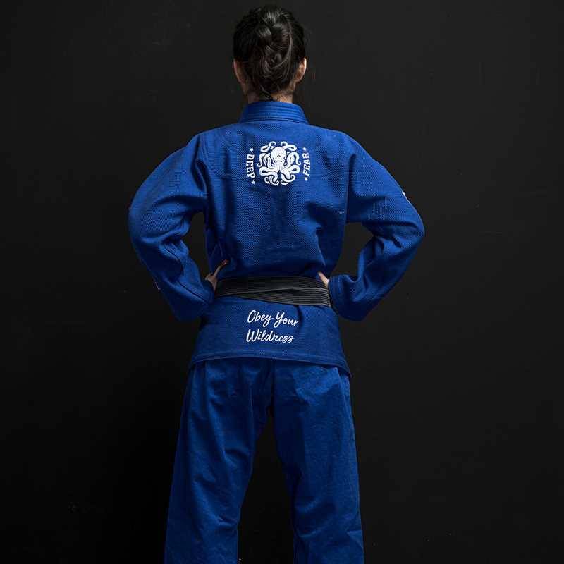 Deep Fear Brazilian Jiu -Jitsu Taoist adult Judo Anti -Placing Children's Jiu -Jitsu Bjj Gi Jiujitsu