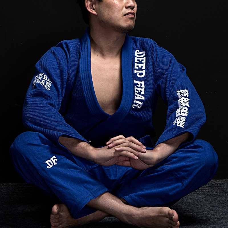 Deep Fear Brazilian Jiu -Jitsu Taoist adult Judo Anti -Placing Children's Jiu -Jitsu Bjj Gi Jiujitsu