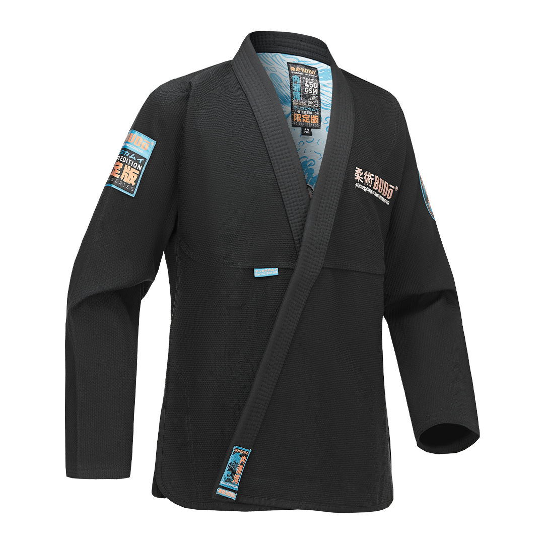 BUDO Akkorokamui GI Nipwan Mythology Limited Edition Black Brazil Jiu -Jitsu Duke