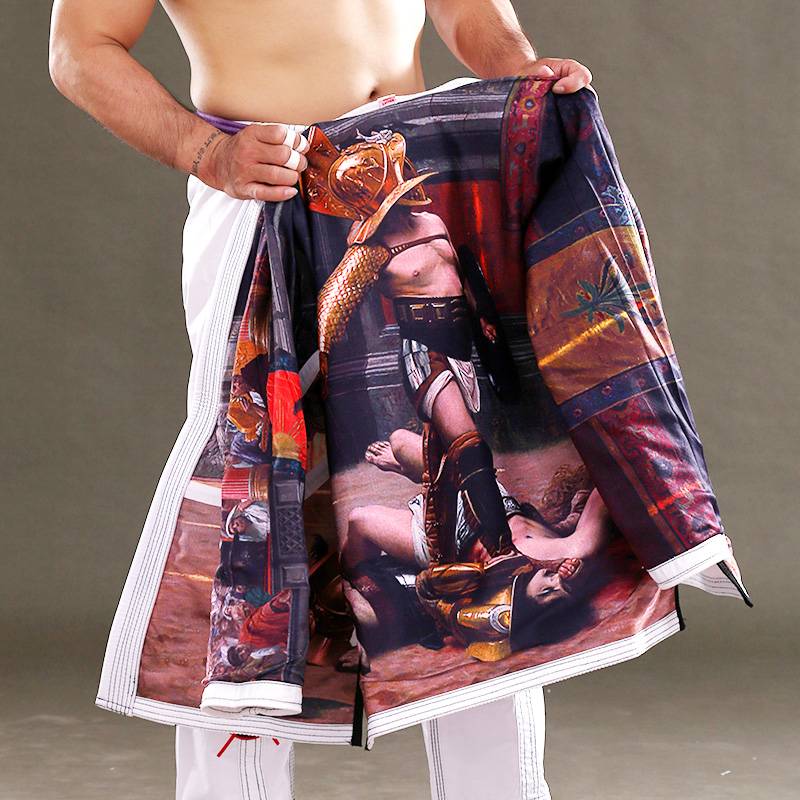 Sunrise new Brazilian Jiu -Jitsu suit BJJ GI training competition thickened Judo suit Laika printed lining