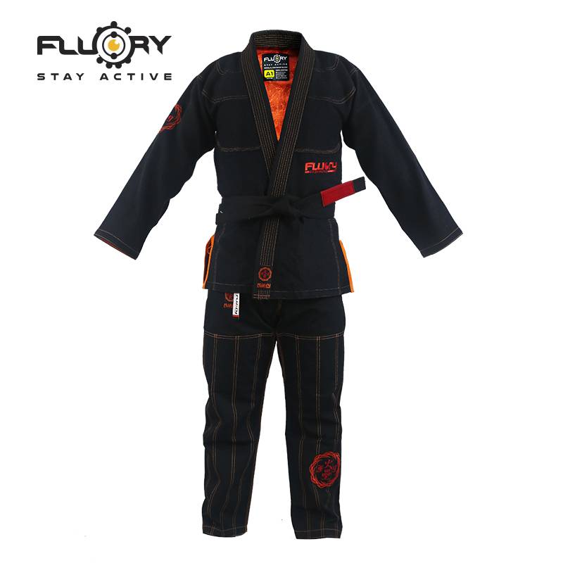 FLUORY Fire Blood Brazil Jiu -Jitsu Dao Bjj Gi Casual Adult Professional Judo 2019 New