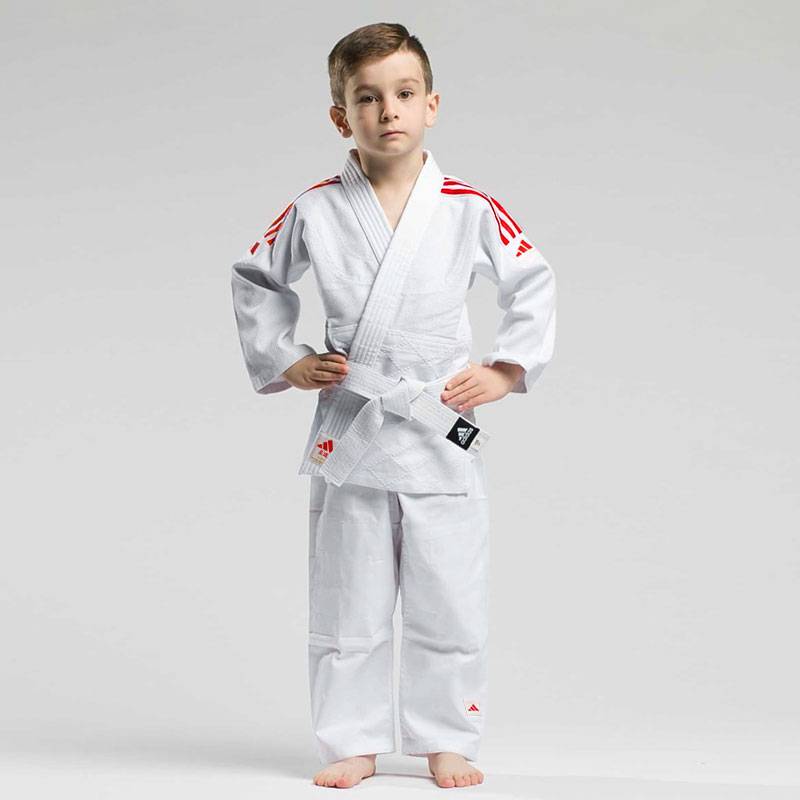 Adidas Adidas J350 children's Judo boy girl girl Judo training competition set to send leucorrhea