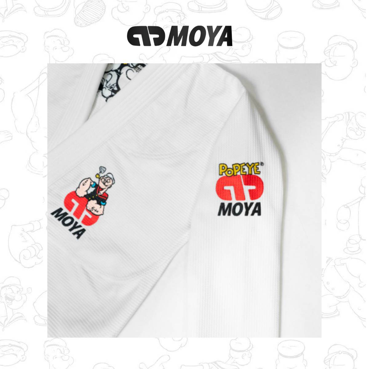 Spot Brazil Jiu -Jitsu Duke MOYA Hercules Sailor Co -branded White SF Express Adult Children