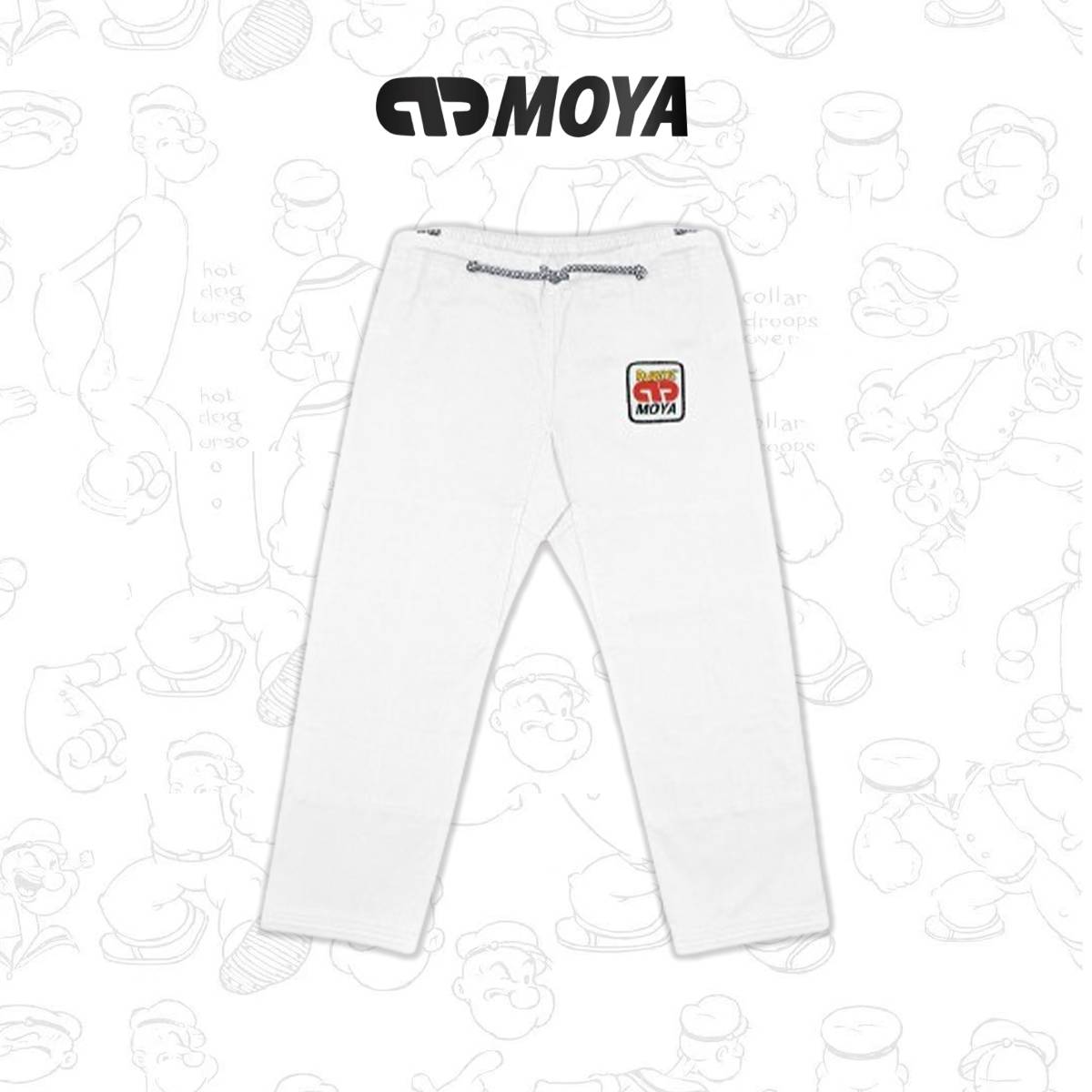 Spot Brazil Jiu -Jitsu Duke MOYA Hercules Sailor Co -branded White SF Express Adult Children