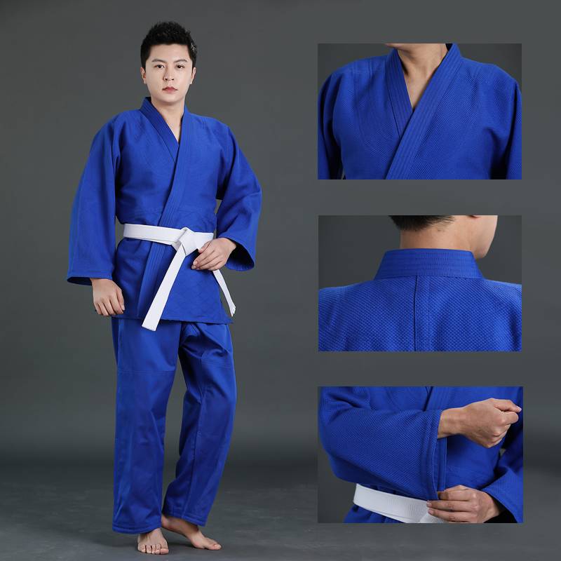 Judo clothing thickened adult children's competition industry training male and female Jiu -Jitsu clothing pure cotton road novice Judo clothing