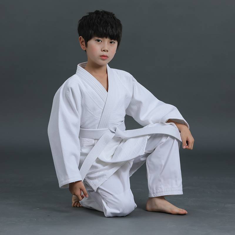 Judo clothing thickened adult children's competition industry training male and female Jiu -Jitsu clothing pure cotton road novice Judo clothing