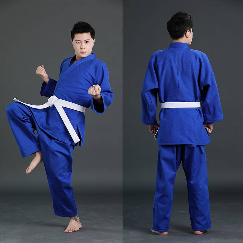 Judo clothing thickened adult children's competition industry training male and female Jiu -Jitsu clothing pure cotton road novice Judo clothing
