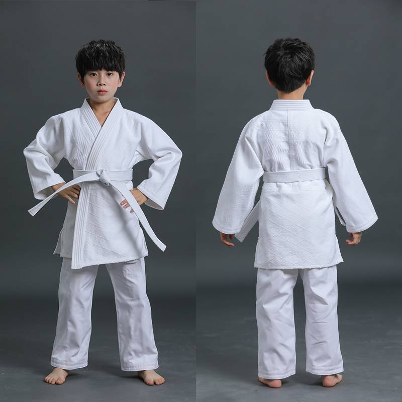 Judo clothing thickened adult children's competition industry training male and female Jiu -Jitsu clothing pure cotton road novice Judo clothing