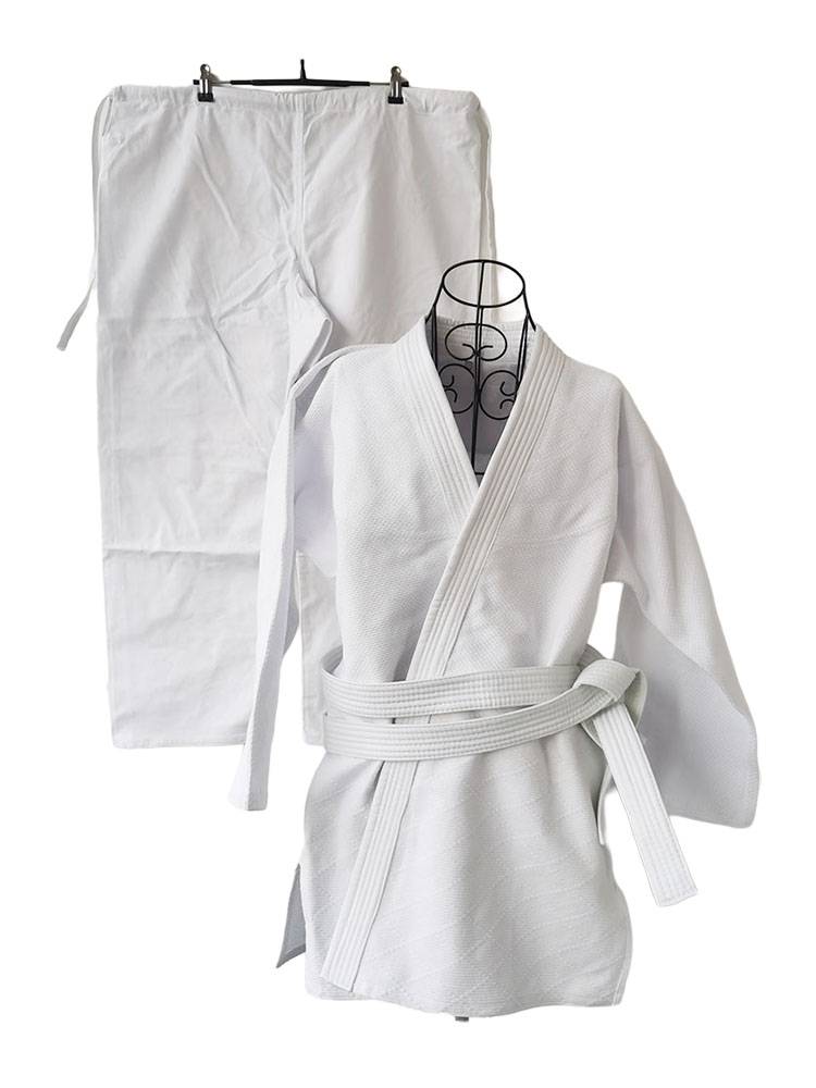 Judo clothes white suit training for performance for 450 grams of clothing, heavy cotton fabric top+pants