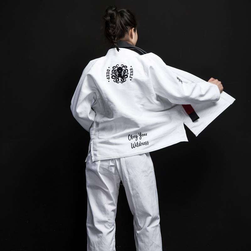 Deep Fear Brazil Jiu -Jitsu Tunny Children's Jiu -Jitsu Girl Judo Anti -Placing Bjjgi Jiujitsumma