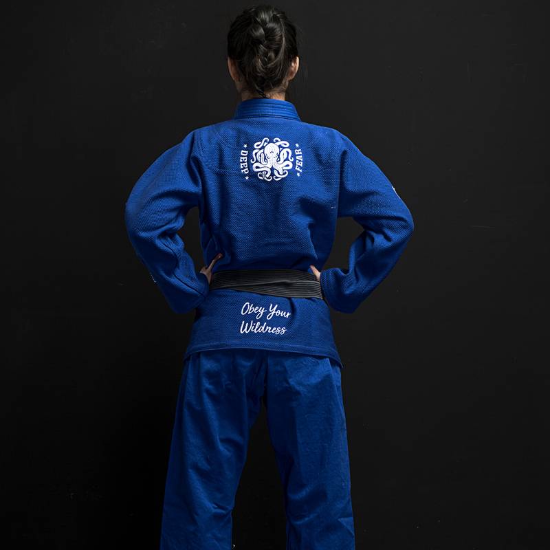 Deep Fear Brazil Jiu -Jitsu Tunny Children's Jiu -Jitsu Girl Judo Anti -Placing Bjjgi Jiujitsumma