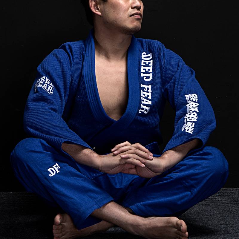 Deep Fear Brazil Jiu -Jitsu Tunny Children's Jiu -Jitsu Girl Judo Anti -Placing Bjjgi Jiujitsumma