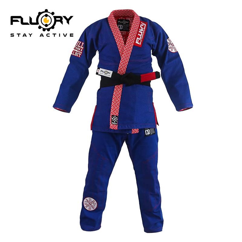 FLORY fire base 2020 new bjj Brazil Jiu -Jitsu drooling men's and women's martial arts adult twist collar Judo