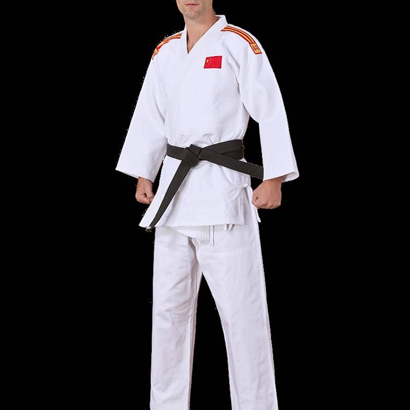 Judo clothing thick 800 grams 900 grams competition than blue and white men's and women's training service standard service can be practiced