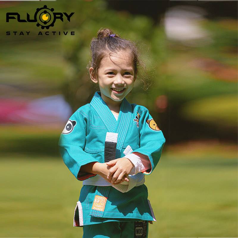 Fluory Firefire New Bjj Brazil Jiu -Jitsu Taoism Children's Wushu Tao Children's Judo Duke