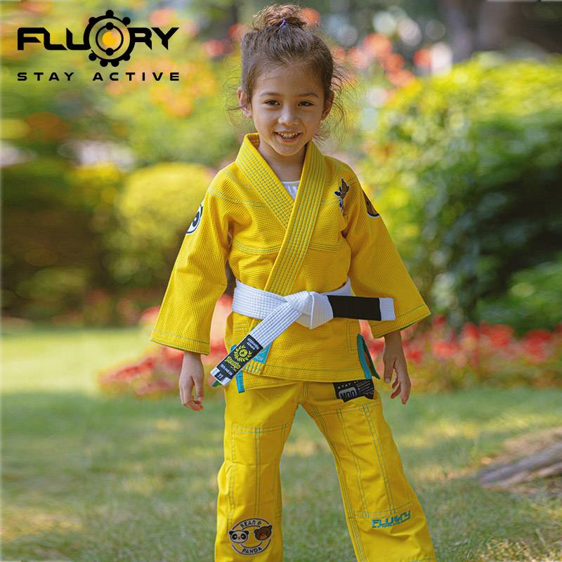 Fluory Firefire New Bjj Brazil Jiu -Jitsu Taoism Children's Wushu Tao Children's Judo Duke