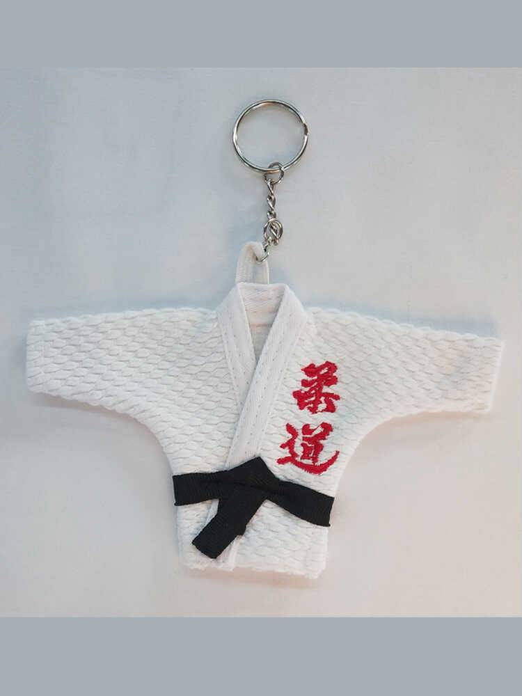 Judo keychain small pendant white blue judo keychain small pendant accessories accessories small gift gifts