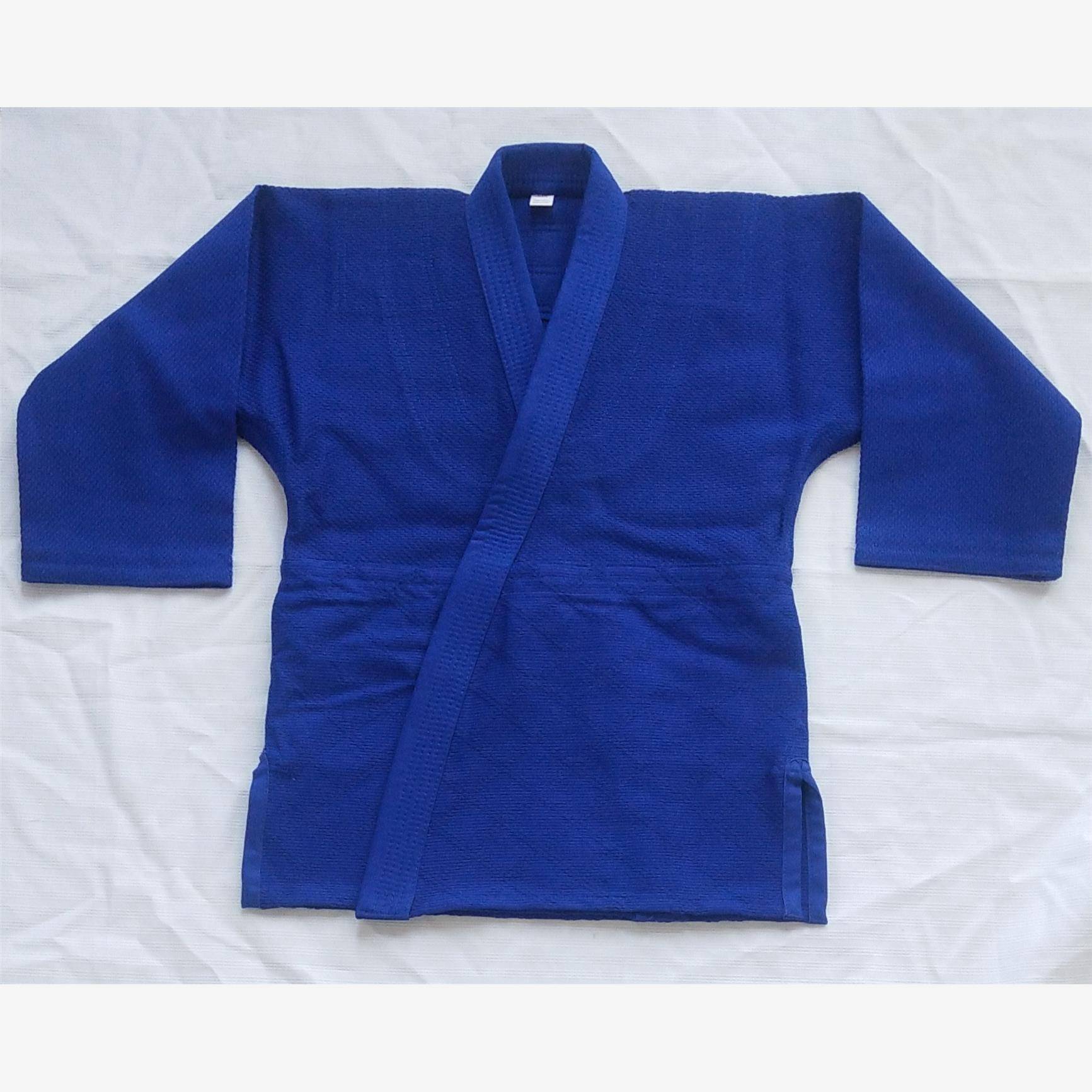 Professional Judo clothing thickened pure cotton children's adult college students white blue judo training competition service embroidery suit ratio