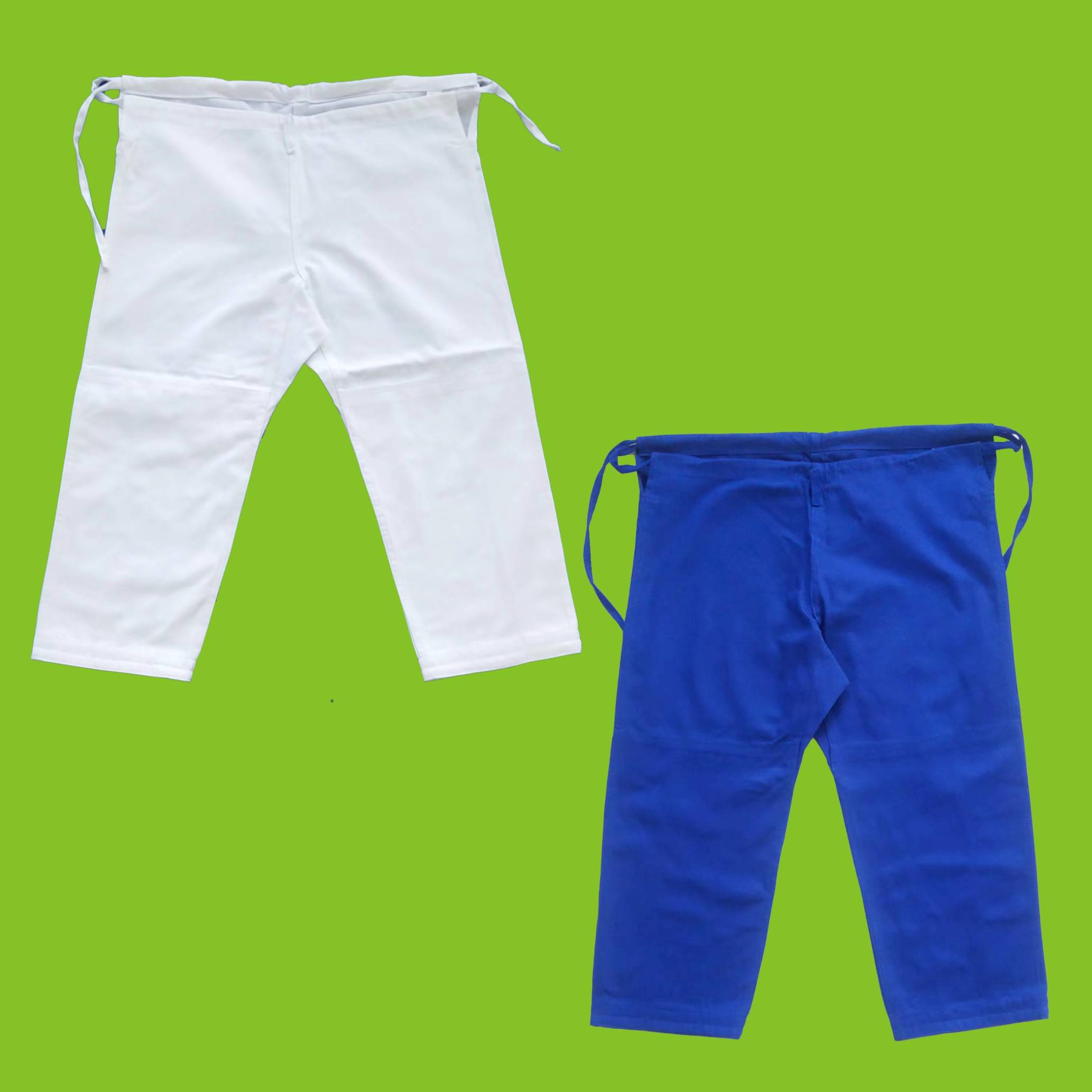 Professional Judo clothing thickened pure cotton children's adult college students white blue judo training competition service embroidery suit ratio