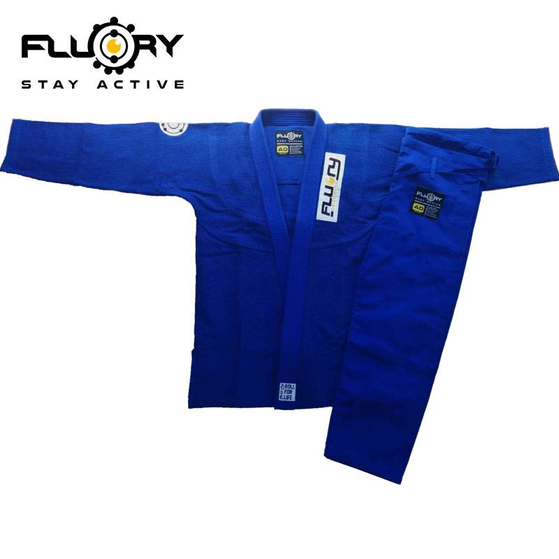 FLUORY Fire Blood Brazil Jiu -Jitsu suit BJJ GI Judo professional adult black Jiu -Jitsu Taoism training men and women