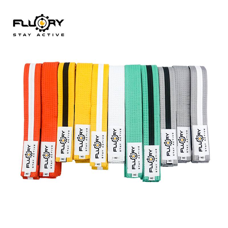 Fluory Fire Blood Brazil Jiu -Belt Children's Student Professional Jiu -Jitsu Duke Twita Tibetan Judo Band Genuine