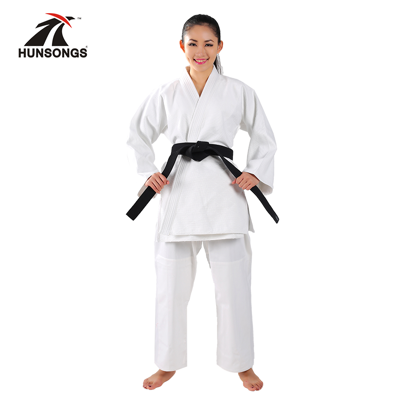 450 grams of professional competition training uses Jiu -juvenue Jiu -Jitsu bamboo pattern pure cotton white blue adult children BJJ