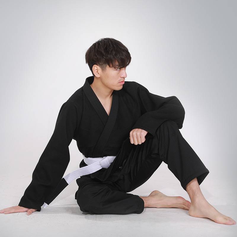 Brazilian Jiu -Jiu -Jiu -Jitsu Defense Putting Men and Women's Professional Training Server Children Adult Jiu -Jitsu clothes black blue and white