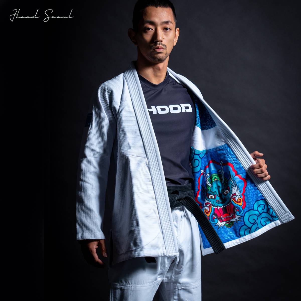Jhood gwimyeon.2- White Brazil Jiu-Jitsu Judo