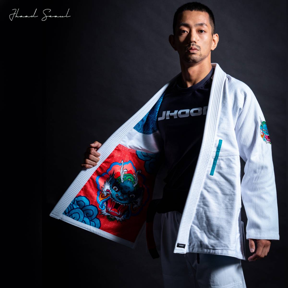Jhood gwimyeon.2- White Brazil Jiu-Jitsu Judo