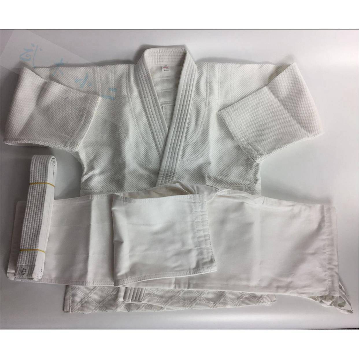 Professional competition uses Judo clothing training clothing bamboo pattern pure cotton white blue road juvenue adult children
