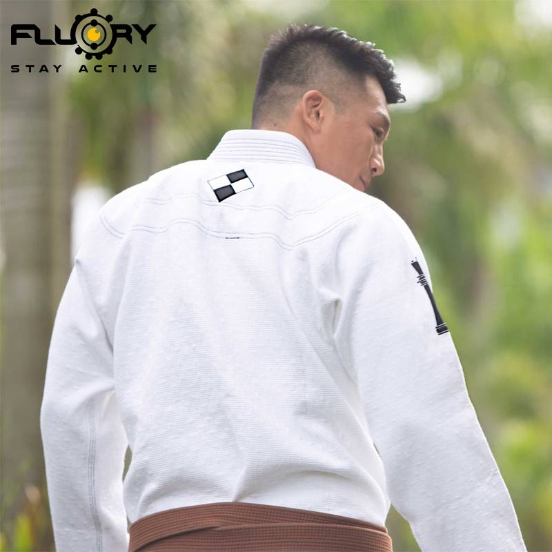 FLUORY Fire Blood Brazil Jiu -Jitsu Taoism BJJ GI Adult Judo Taoism Men and Women Professional Wudao clothes