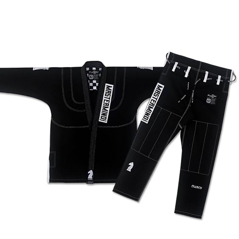 FLUORY Fire Blood Brazil Jiu -Jitsu Taoism BJJ GI Adult Judo Taoism Men and Women Professional Wudao clothes