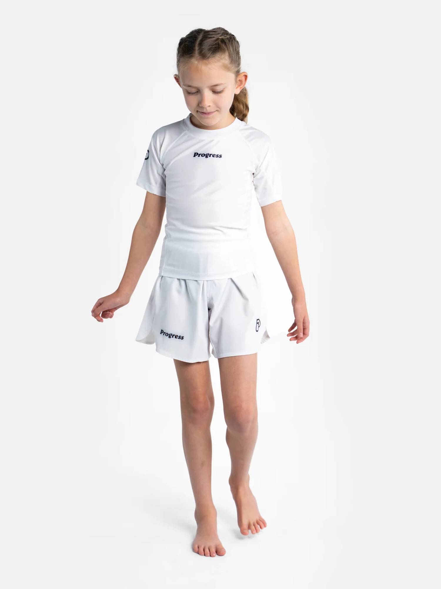 Progressjj spot Children's Anti -wear clothing white college non -dozo uniform, Brazilian Jiu -Jitsu male and female officer
