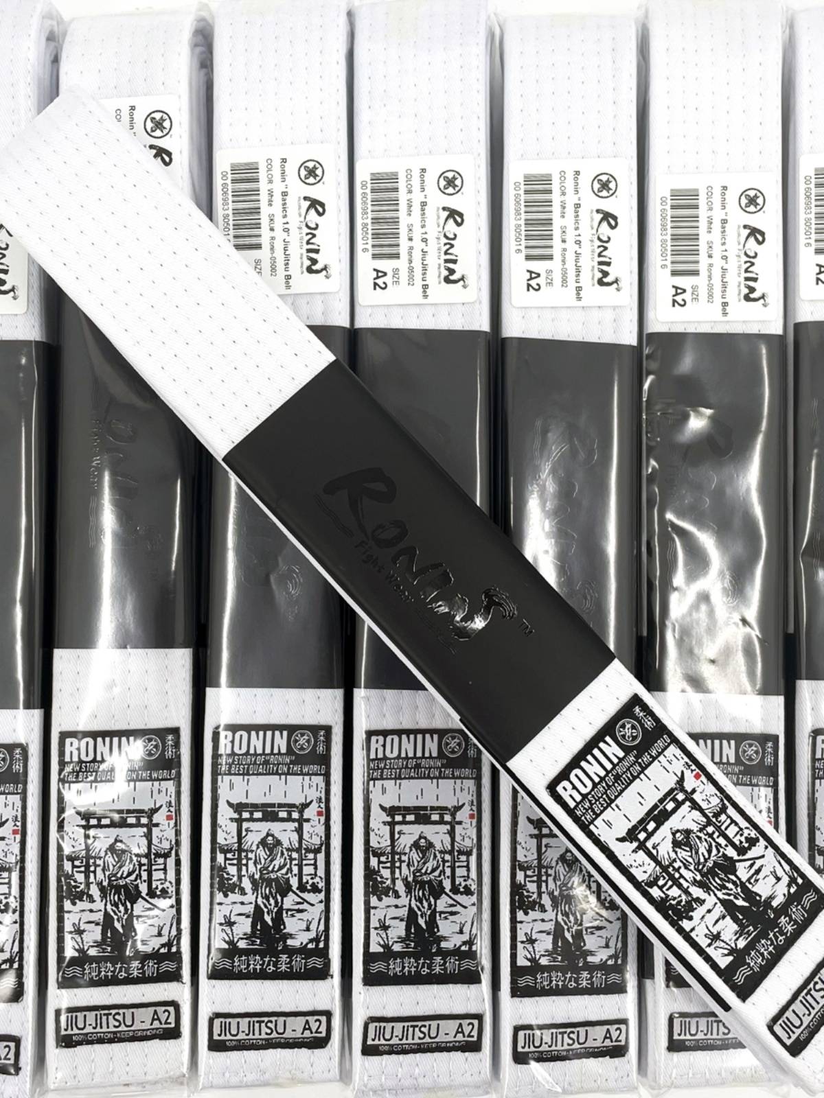 Ronin Basics 1.0 BJJ Jiu -Jitsu belt Brazilian Jiu -Jitsu tape vaginal beginner entry belt