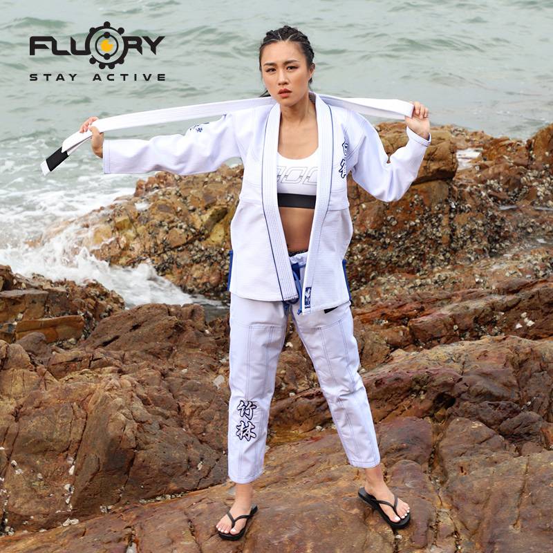 Fluory Fire Blood Brazil Jiu -Jitsu Taoist Men Bjj Gi casual men and women adult Judo 2019 new