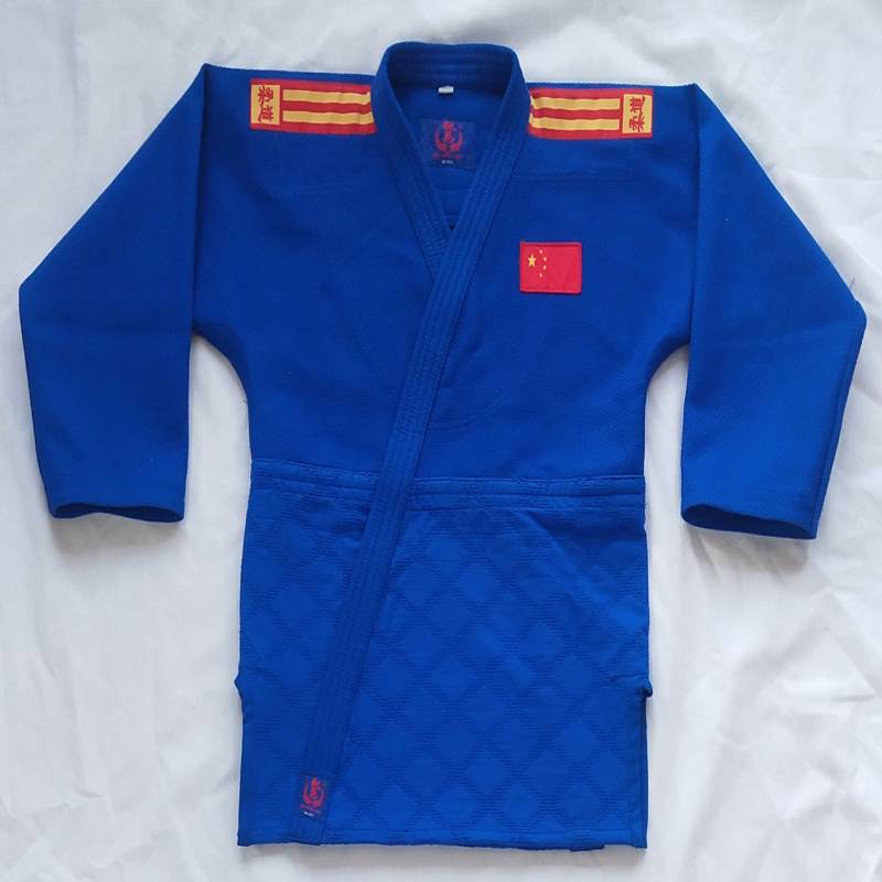 Judo clothing professional adult blue and white judoway 800 grams of event Journey clothing clothing customization is particularly thickened