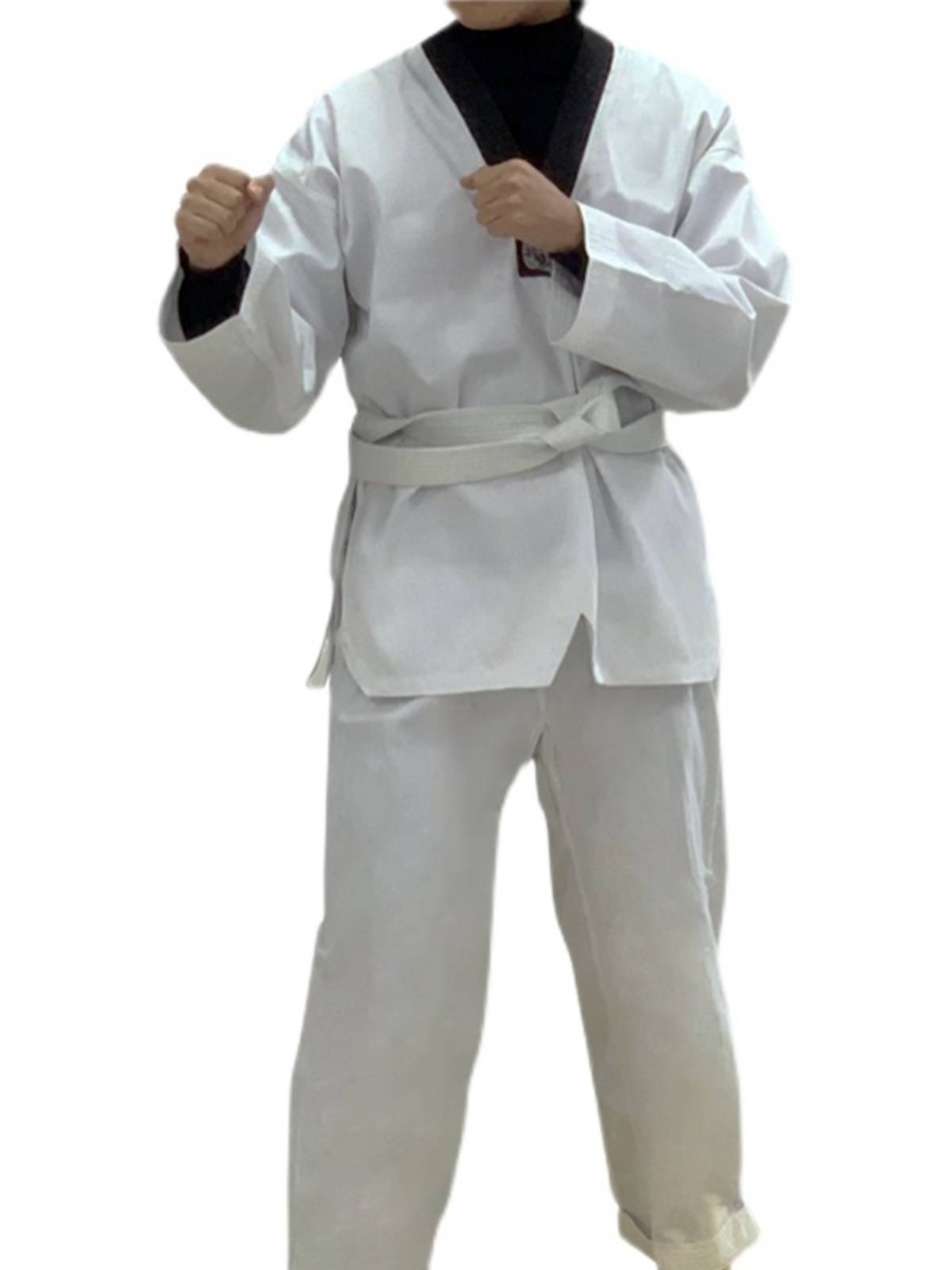 Judo clothing thickened standard men's and women's pure cotton juvenue clothing novice children adult blue and white competition clothes hot sell