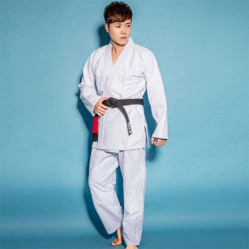 Judo clothing thickened standard men's and women's pure cotton juvenue clothing novice children adult blue and white competition clothes hot sell