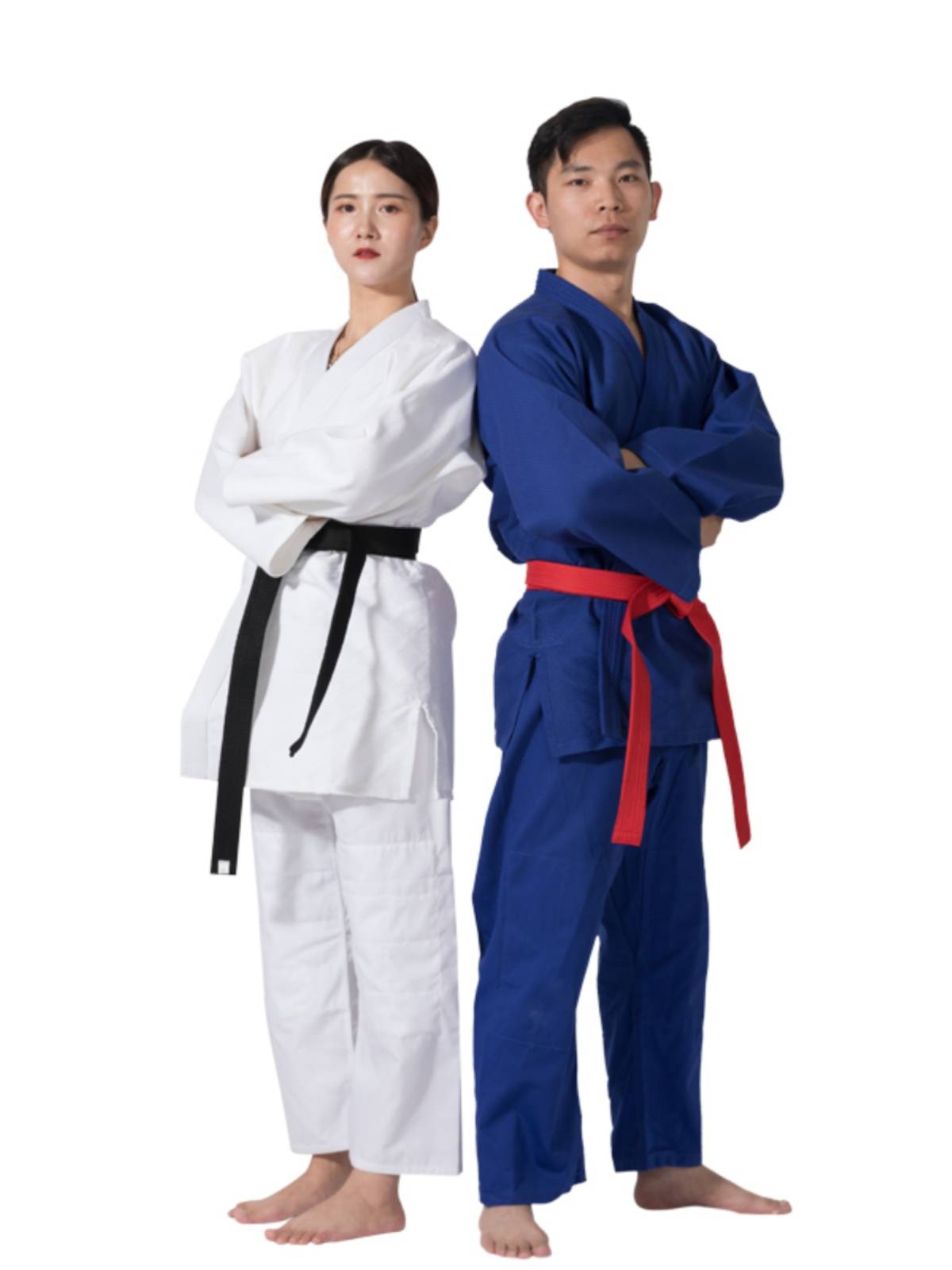 Blue and white training judo in judo and cheesy and chubby-sweeting