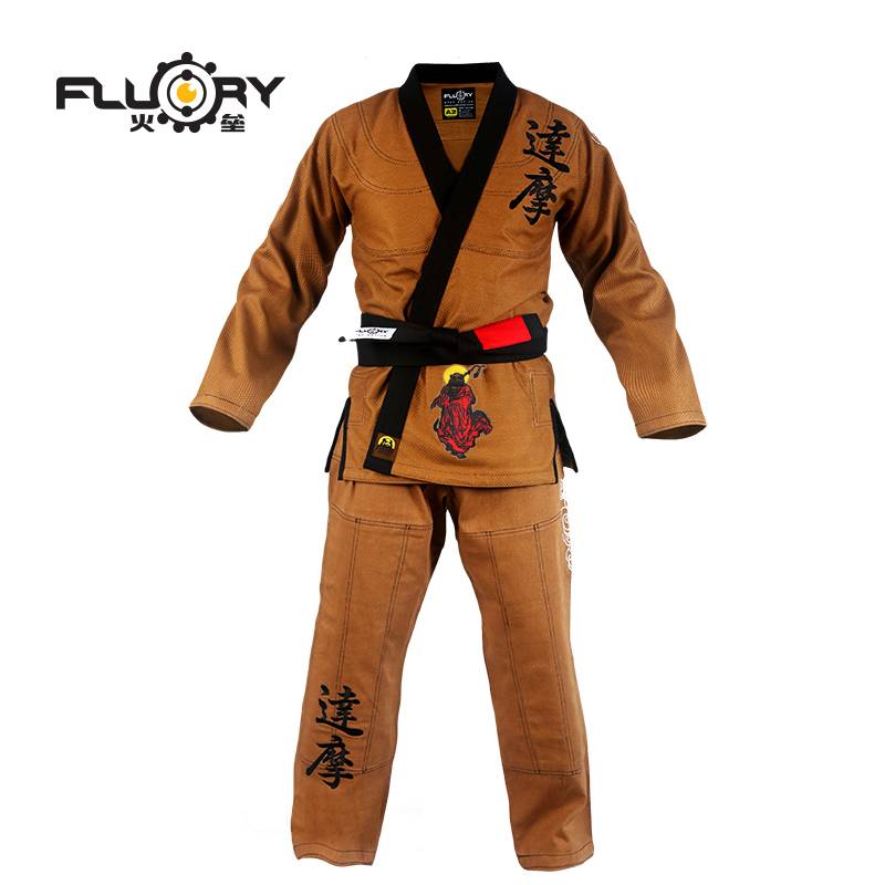 Fluory Fire Bar Morrbos Jiu -Jitsu Taoism Children Bjj Gi Casual Adult Journey