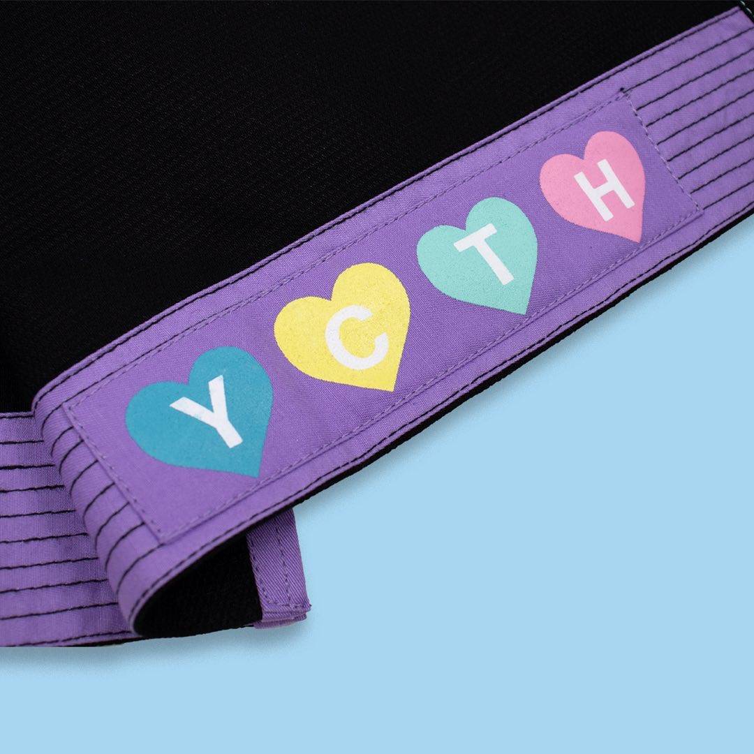 Hyperfly Valentine Day Valentine's Day Limited Edition Men and Women Black Brazil Jiu -Jitsu