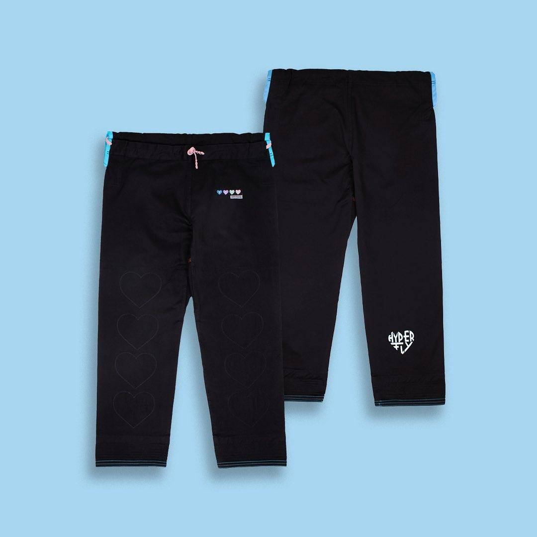 Hyperfly Valentine Day Valentine's Day Limited Edition Men and Women Black Brazil Jiu -Jitsu