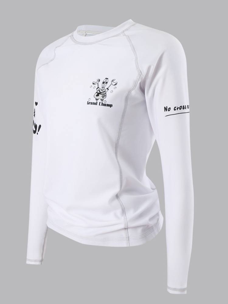 Brazilian Jiu -Jitsu anti -abrasive long -sleeved men's and women's same quick -drying tight body coat BJJ training fighting fitness men and women same models