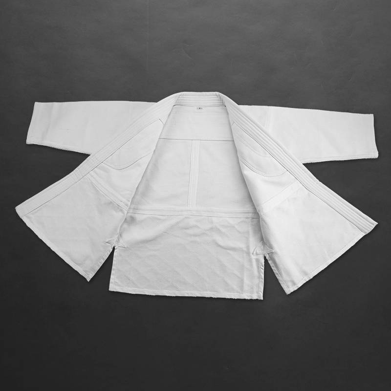 Fluory fire barrier children's Judo clothing men's and women's white light board Judo professional training competition clothing