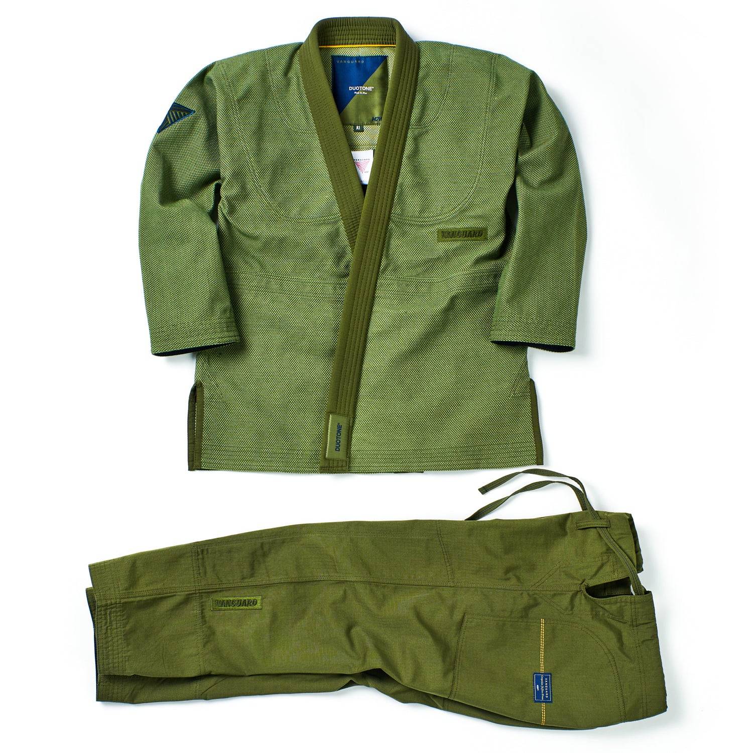 Vanguard Duotone Army Tan Green Limited Edition Men and Women Same Brazilian Jiu -Jitsu Duke
