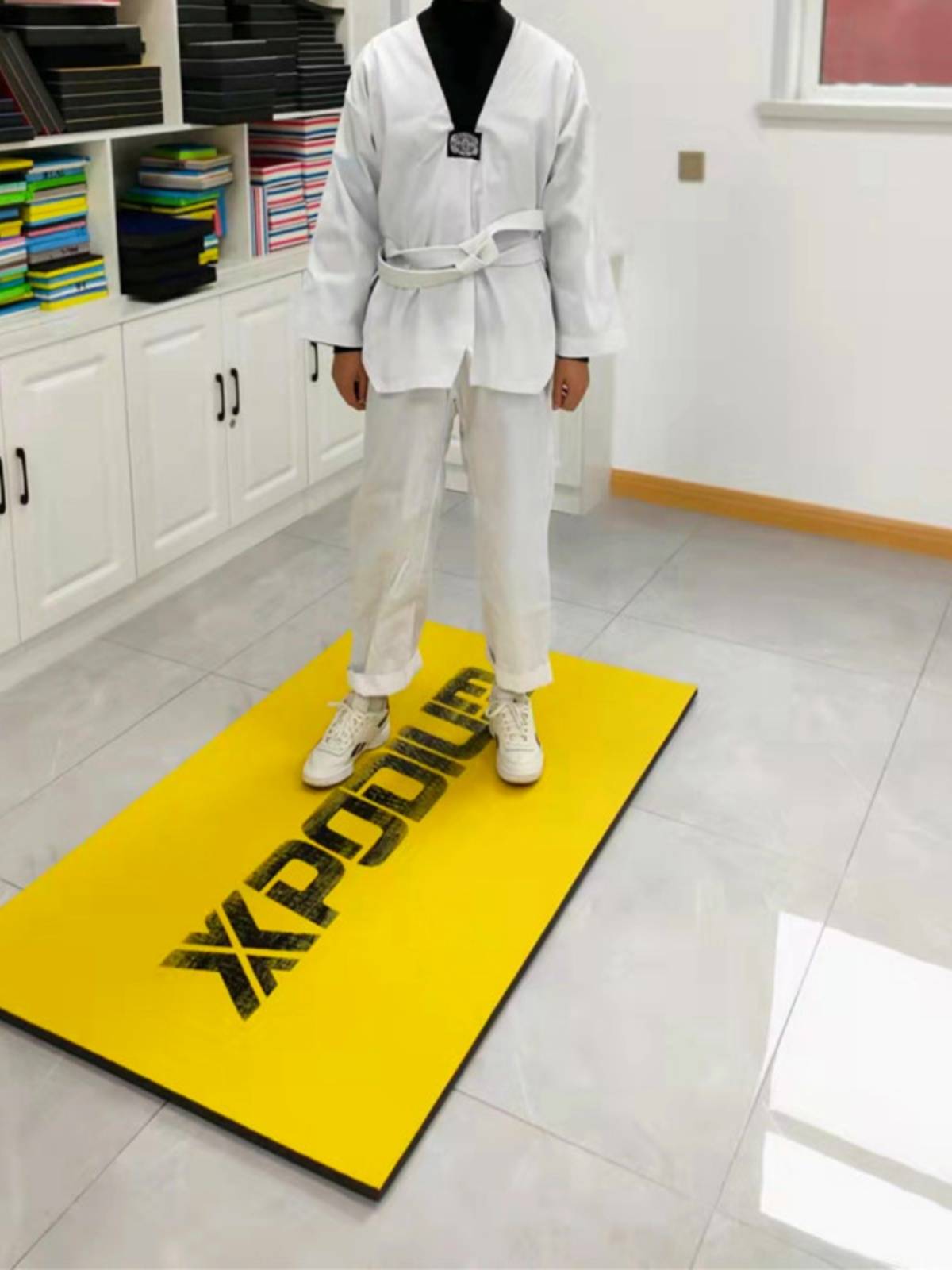 Judo clothing thickened standard men's and women's pure cotton wrestling clothing novice children adult blue and white competition clothes hot sell