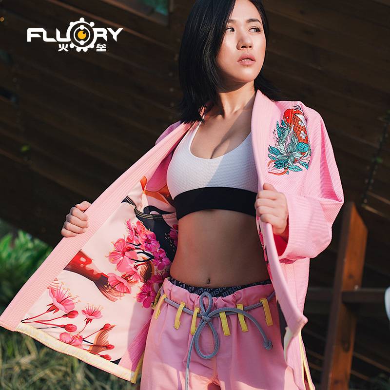 Fire Blood 2020 New Brazilian Jiu -Jitsu Taoist Men BJJ GI Koi Embroidery Judo Professional Training Adults