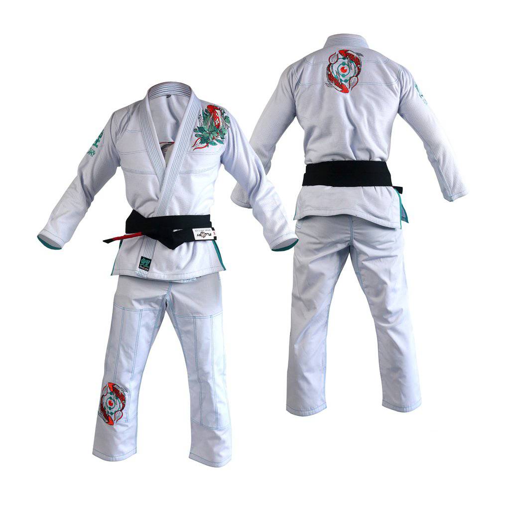 Fire Blood 2020 New Brazilian Jiu -Jitsu Taoist Men BJJ GI Koi Embroidery Judo Professional Training Adults