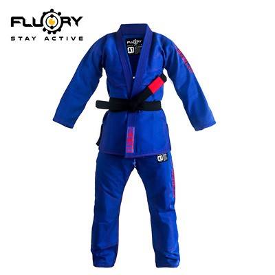 FLUORY Fire Blood Brazil Jiu -Jitsu Taoist clothing BJJ GI Adult Judo Taoism Men and Women Professional Training Martial Arts